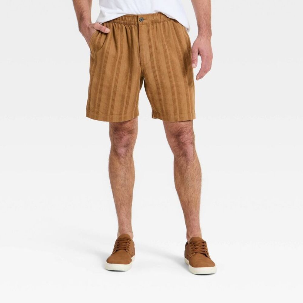 Men's 7" Elevated Shorts - Goodfellow & Co Burlap Brown XS
